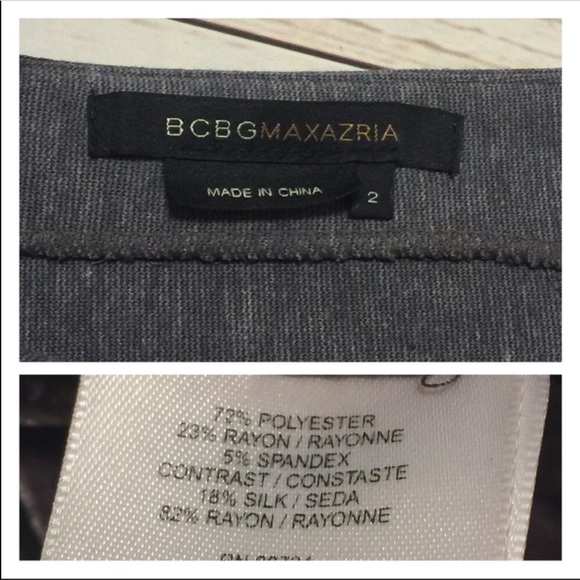 BCBG MaxAzria Velvet Trimmed Dress - Picture 7 of 8